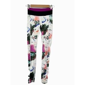 Lululemon 2 Speed Tight III Full-On Luxtreme Pigment Wave Multi/Black/Plum